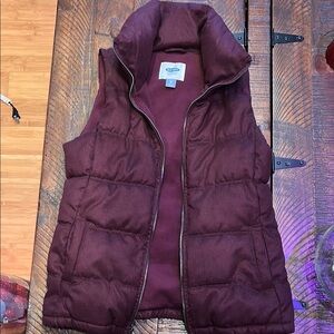 Old Navy Burgundy Vest